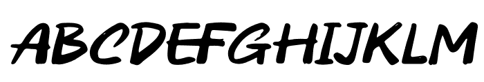 Fiberiz Italic Font UPPERCASE