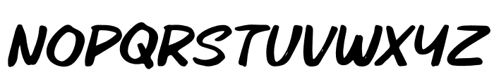 Fiberiz Italic Font LOWERCASE