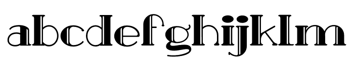 Fibonacci Heap Font LOWERCASE