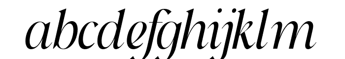 Fibonacci Italic Font LOWERCASE