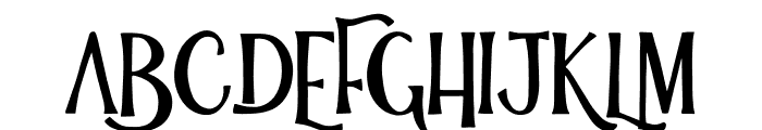 Fidencio Serif Font Regular Font UPPERCASE