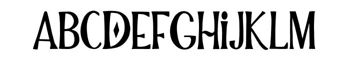 Fidencio Serif Font Regular Font LOWERCASE