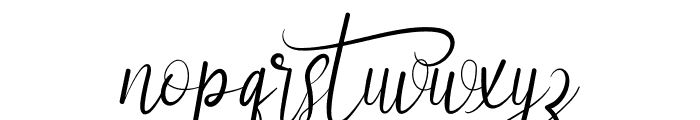 Fieldstone Font LOWERCASE