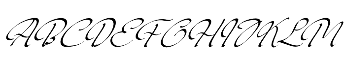 Fieldsttone Italic Font UPPERCASE