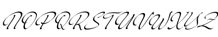 Fieldsttone Italic Font UPPERCASE