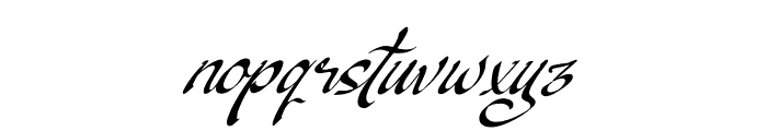 Fieldsttone Italic Font LOWERCASE