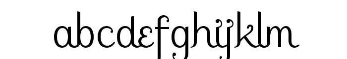 Fielke Font LOWERCASE