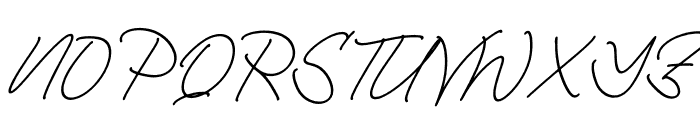 Fiestalia Italic Font UPPERCASE