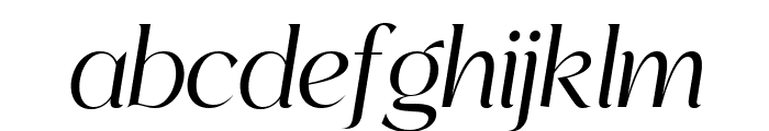 Fifty Holliwing Italic Font LOWERCASE