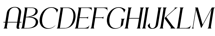 FiftyHolliwing-Italic Font UPPERCASE