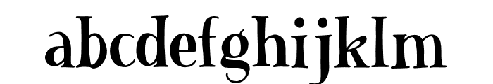 Fig & Lemon Font Regular Font LOWERCASE