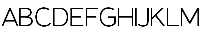 Figerona-ExtraLight Font UPPERCASE
