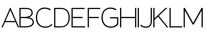 Figerona-Thin Font UPPERCASE