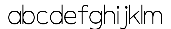 Figerona-Thin Font LOWERCASE