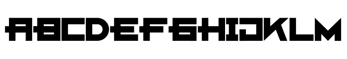 Fight Kick Font UPPERCASE