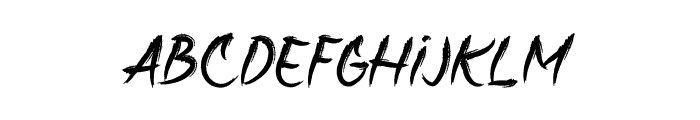 Fight Font UPPERCASE