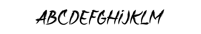 Fight Font LOWERCASE