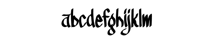 Fighter Bloom Font LOWERCASE