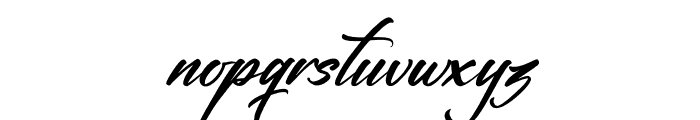 Fighterland Script Italic Font LOWERCASE
