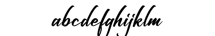 Fighterland Script Font LOWERCASE