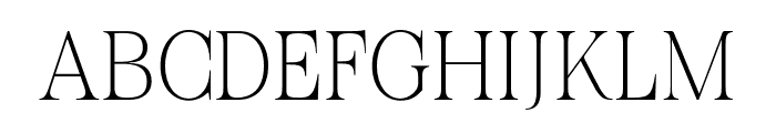 Figo Shiftz Editorial Thin Font UPPERCASE