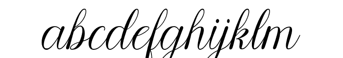 Fikriani Script Font LOWERCASE