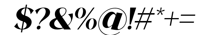 Filora Italic Font OTHER CHARS