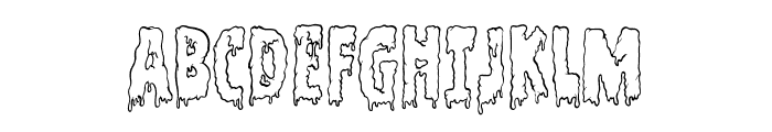 Filthy Creation Outer Font UPPERCASE