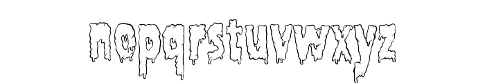 Filthy Creation Outer Font LOWERCASE
