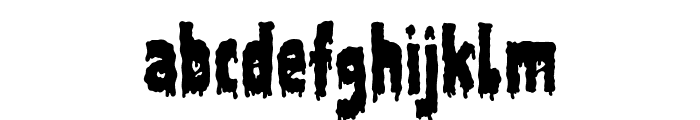 Filthy Creation Font LOWERCASE