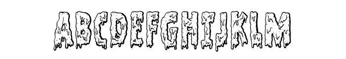 FilthyCreationDropShadow Font UPPERCASE