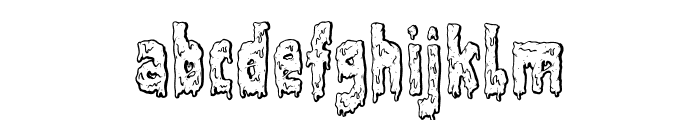 FilthyCreationDropShadow Font LOWERCASE
