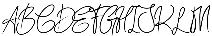 Final Signature Font UPPERCASE