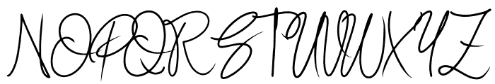 Final Signature Font UPPERCASE