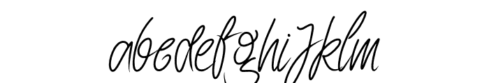 Final Signature Font LOWERCASE