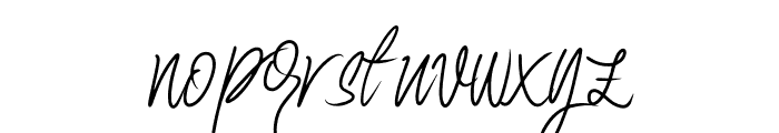 Final Signature Font LOWERCASE