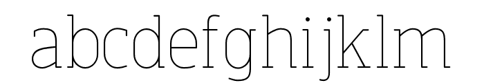 FinalistRoundSlab-35Thin Font LOWERCASE