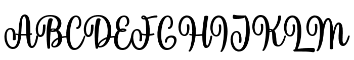 Findalove-Regular Font UPPERCASE