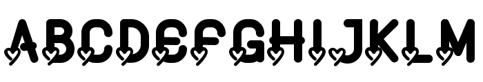 Finding Love Font UPPERCASE