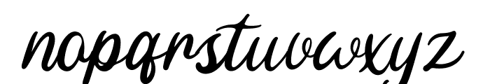 Fine Spring Font LOWERCASE