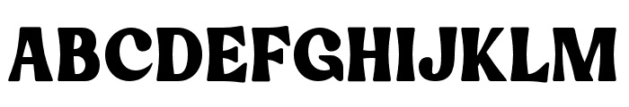 FineOrange Font UPPERCASE