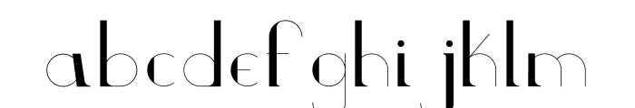 Finebolding Font LOWERCASE