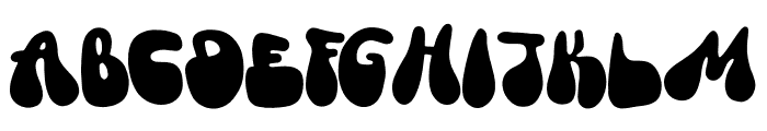 Finest Groovy Font UPPERCASE
