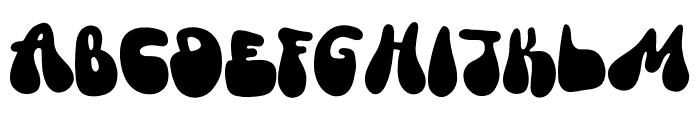 Finest Groovy Font LOWERCASE