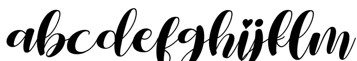 Finest Love Italic Font LOWERCASE