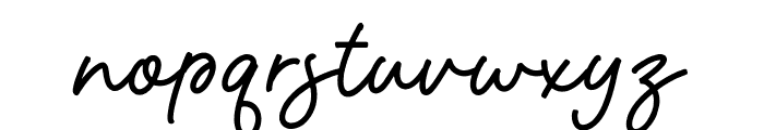 Fingerline Font LOWERCASE