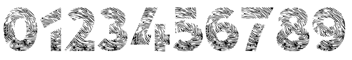 Fingermark Font OTHER CHARS