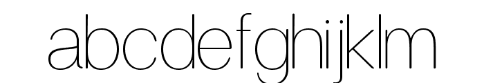 Finis Text Soft Hairline Font LOWERCASE
