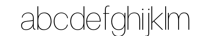 FinisText-Hairline Font LOWERCASE