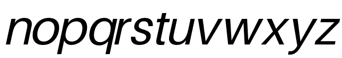 FinisText-Italic Font LOWERCASE